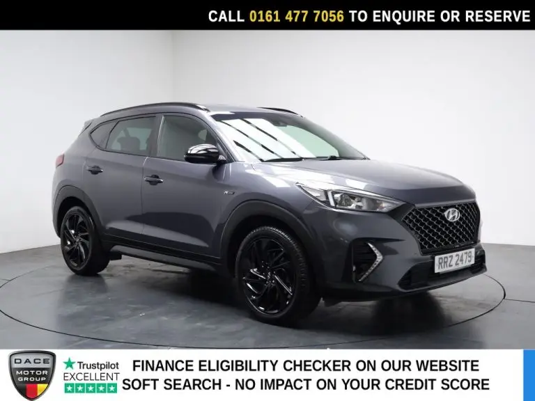 Used 2020 GREY HYUNDAI TUCSON SUV 1.6 T-GDi N Line SUV 5dr Petrol DCT Euro 6 (s/s) (177 ps) PETROL (reg. 2020-07-09) (Automatic) for sale in Stockport