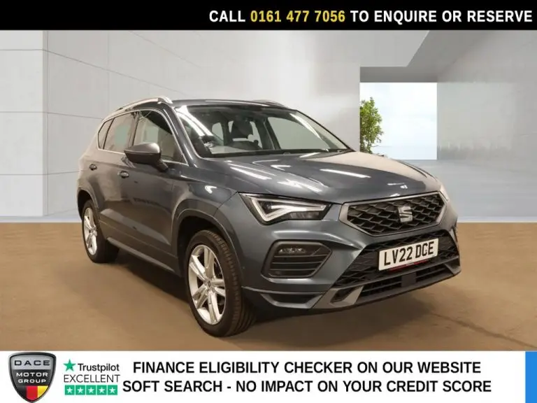 Used 2022 GREY SEAT ATECA SUV 1.5 TSI EVO FR SUV 5dr Petrol DSG Euro 6 (s/s) (150 ps) PETROL (reg. 2022-03-15) (Automatic) for sale in Stockport