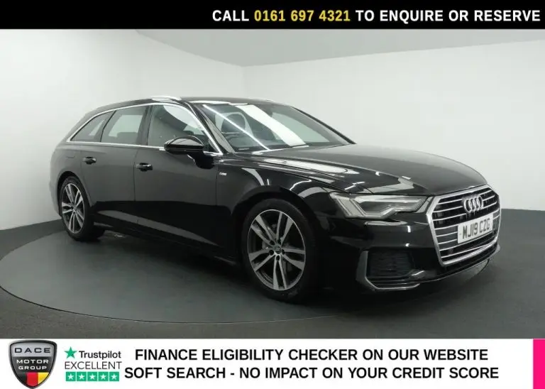 Used 2019 BLACK AUDI A6 AVANT Estate 2.0 TDI 40 S line Estate 5dr Diesel S Tronic Euro 6 (s/s) (204 ps) DIESEL (reg. 2019-03-26) (Automatic) for sale in Stockport