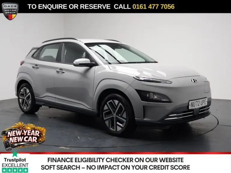 Used 2022 GREY HYUNDAI KONA SUV 39kWh SE Connect SUV 5dr Electric Auto (10.5kW Charger) (136 ps) ELECTRIC (reg. 2022-10-10) (Automatic) for sale in Stockport