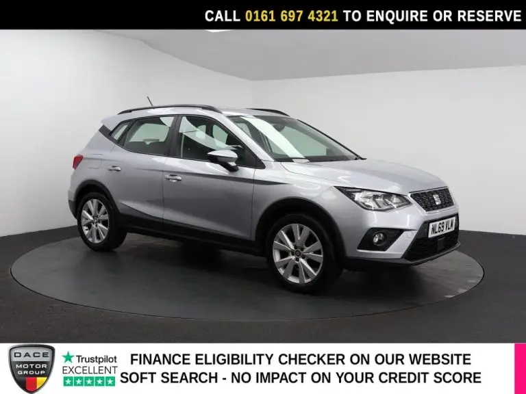 Used 2019 SILVER SEAT ARONA SUV 1.0 TSI GPF SE Technology SUV 5dr Petrol DSG Euro 6 (s/s) (115 ps) PETROL (reg. 2019-09-27) (Automatic) for sale in Stockport