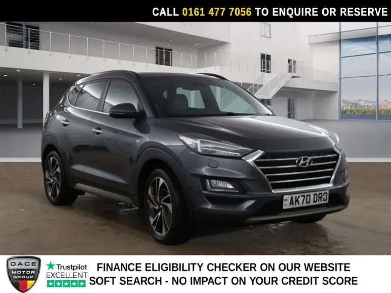 Used 2020 GREY HYUNDAI TUCSON SUV 1.6 CRDi MHEV Premium SE SUV 5dr Diesel Hybrid DCT Euro 6 (s/s) (136 ps) DIESEL HYBRID (reg. 2020-10-16) (Automatic) for sale in Stockport
