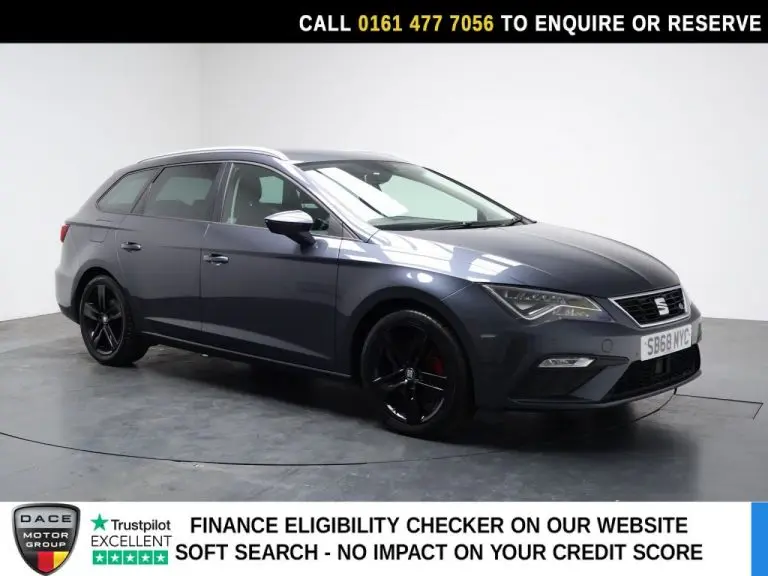 Used 2018 GREY SEAT LEON Estate 2.0 TSI FR ST 5dr Petrol DSG Euro 6 (s/s) (190 ps) PETROL (reg. 2018-11-30) (Automatic) for sale in Stockport