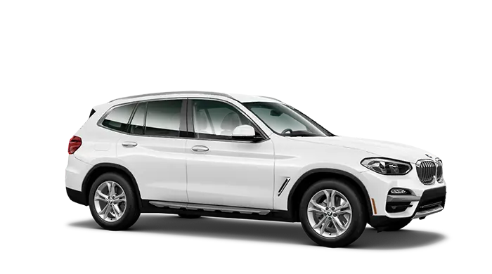 White BMW X3