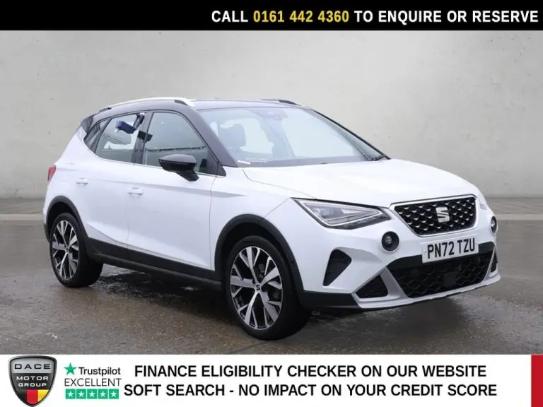 Used 2023 WHITE SEAT ARONA SUV 1.0 TSI XPERIENCE Lux SUV 5dr Petrol DSG Euro 6 (s/s) (110 ps) PETROL (reg. 2023-01-24) (Automatic) for sale in Stockport