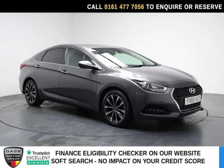 Used 2019 GREY HYUNDAI I40 Saloon 1.6 CRDi SE Nav Saloon 4dr Diesel DCT Euro 6 (s/s) (136 ps) DIESEL (reg. 2019-12-31) (Automatic) for sale in Stockport