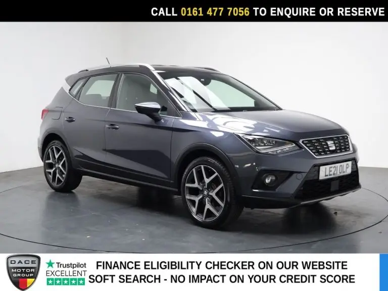 Used 2021 GREY SEAT ARONA SUV 1.0 TSI XCELLENCE Lux SUV 5dr Petrol DSG Euro 6 (s/s) (110 ps) PETROL (reg. 2021-07-26) (Automatic) for sale in Stockport