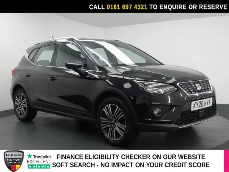 Used 2020 BLACK SEAT ARONA SUV 1.0 TSI GPF XCELLENCE SUV 5dr Petrol DSG Euro 6 (s/s) (115 ps) PETROL (reg. 2020-03-01) (Automatic) for sale in Stockport