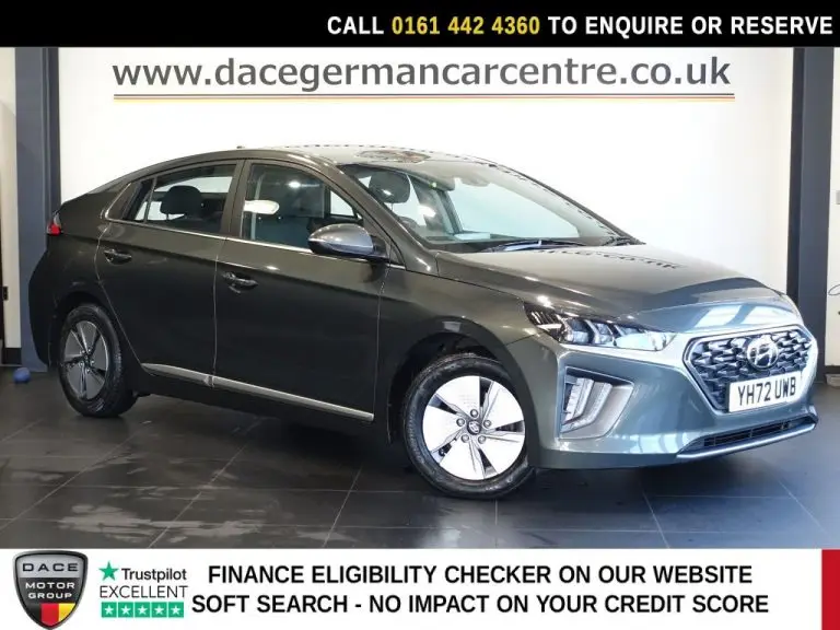 Used 2022 GREY HYUNDAI IONIQ Hatchback 1.6 h-GDi Premium Hatchback 5dr Petrol Hybrid DCT Euro 6 (s/s) (141 ps) PETROL HYBRID (reg. 2022-09-30) (Automatic) for sale in Stockport