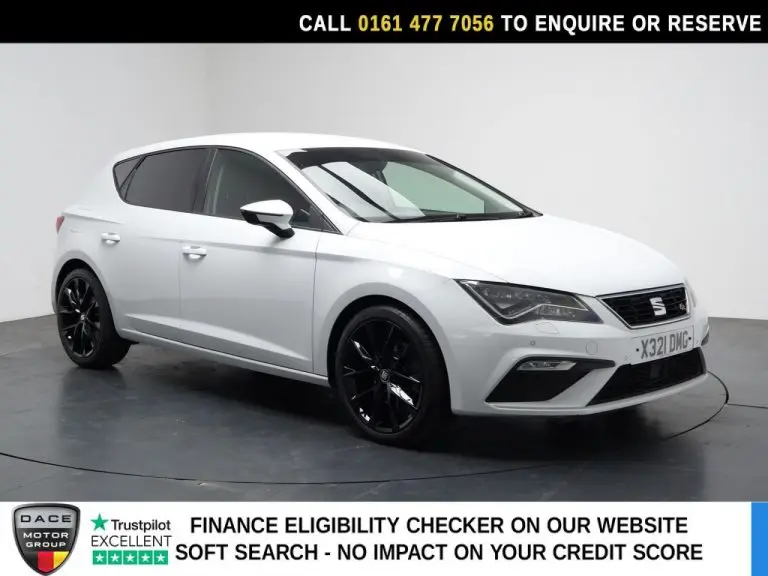 Used 2018 WHITE SEAT LEON Hatchback 2.0 TSI FR Sport Hatchback 5dr Petrol DSG Euro 6 (s/s) (190 ps) PETROL (reg. 2018-10-31) (Automatic) for sale in Stockport