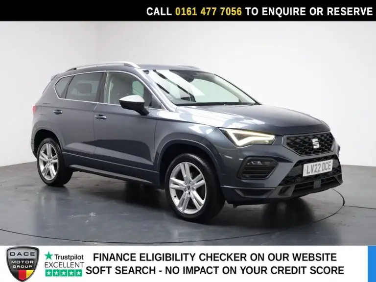 Used 2022 GREY SEAT ATECA SUV 1.5 TSI EVO FR SUV 5dr Petrol DSG Euro 6 (s/s) (150 ps) PETROL (reg. 2022-03-15) (Automatic) for sale in Stockport