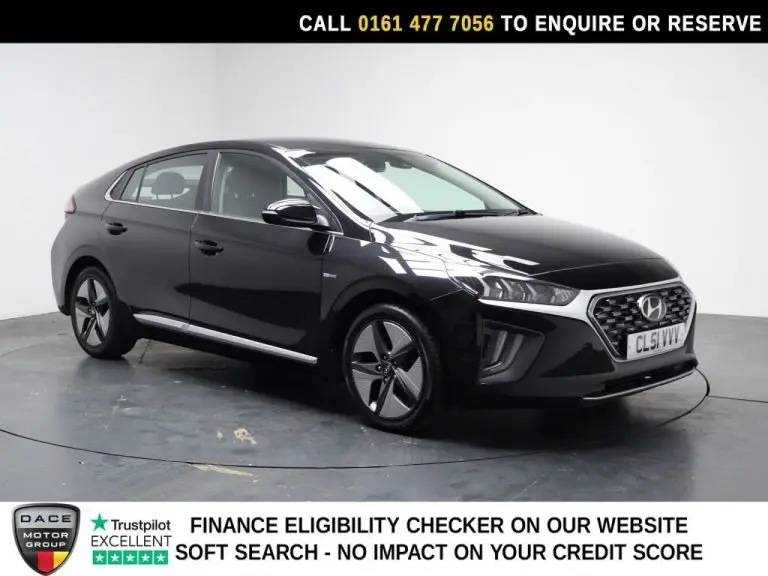 Used 2019 BLACK HYUNDAI IONIQ Hatchback 1.6L 5d  AUTO  140 BHP PETROL HYBRID (reg. 2019-10-28) (Automatic) for sale in Stockport