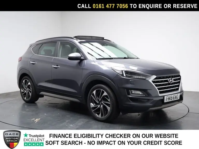 Used 2019 GREY HYUNDAI TUCSON SUV 1.6 T-GDi Premium SE SUV 5dr Petrol DCT Euro 6 (s/s) (177 ps) PETROL (reg. 2019-05-30) (Automatic) for sale in Stockport