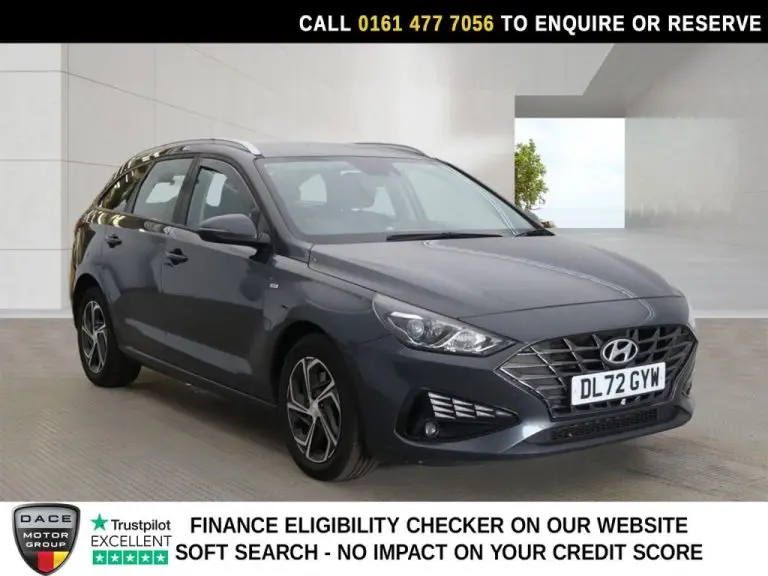 Used 2023 GREY HYUNDAI I30 Estate 1.0 T-GDi MHEV SE Connect Tourer 5dr Petrol Hybrid DCT Euro 6 (s/s) (120 ps) PETROL HYBRID (reg. 2023-02-15) (Automatic) for sale in Stockport