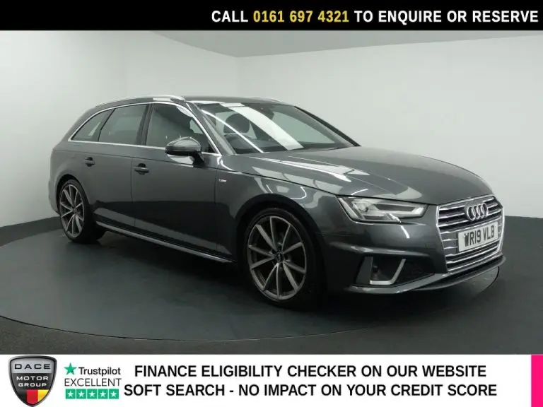 Used 2019 GREY AUDI A4 AVANT Estate 2.0 TFSI 35 S line Estate 5dr Petrol S Tronic Euro 6 (s/s) (150 ps) PETROL (reg. 2019-03-31) (Automatic) for sale in Stockport