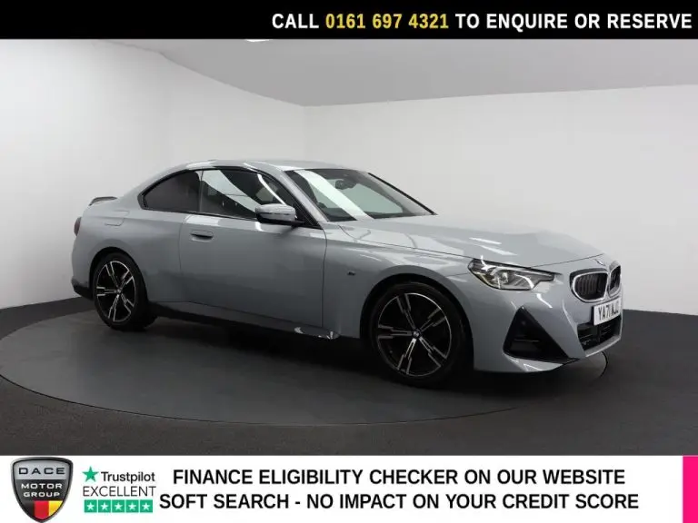 Used 2022 GREY BMW 2 SERIES Coupe 2.0 220d MHT M Sport Coupe 2dr Diesel Hybrid Auto Euro 6 (s/s) (190 ps) DIESEL HYBRID (reg. 2022-02-11) (Automatic) for sale in Stockport
