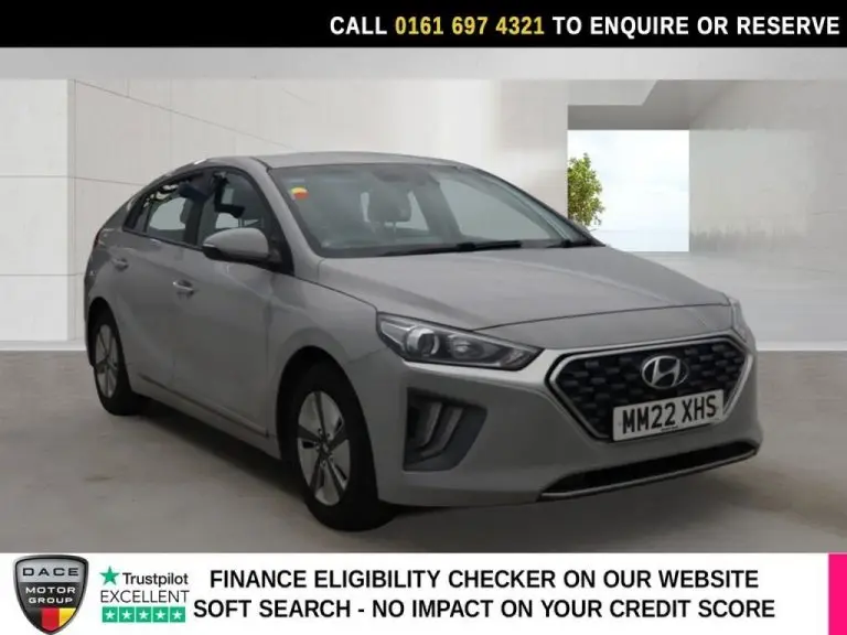 Used 2022 GREY HYUNDAI IONIQ Hatchback 1.6 h-GDi Premium SE Hatchback 5dr Petrol Hybrid DCT Euro 6 (s/s) (141 ps) PETROL HYBRID (reg. 2022-06-27) (Automatic) for sale in Stockport