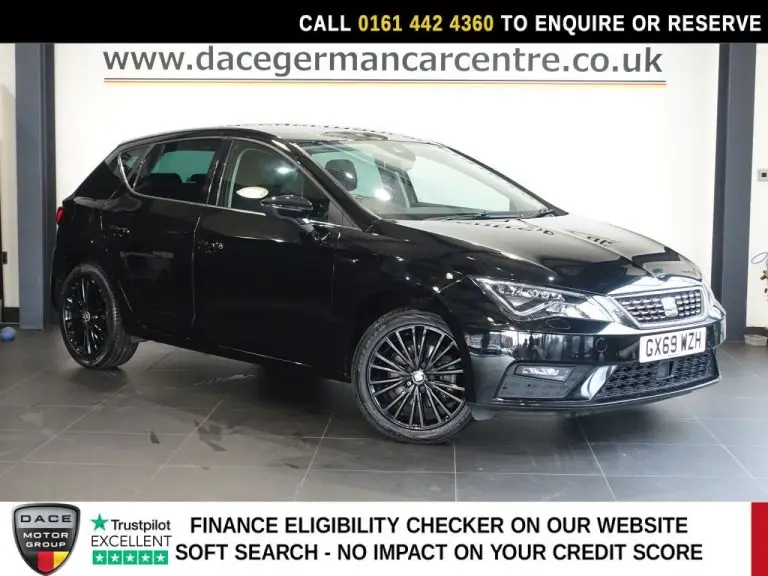 Used 2019 BLACK SEAT LEON Hatchback 1.5 TSI EVO XCELLENCE Lux Hatchback 5dr Petrol DSG Euro 6 (s/s) (150 ps) PETROL (reg. 2019-12-11) (Automatic) for sale in Stockport