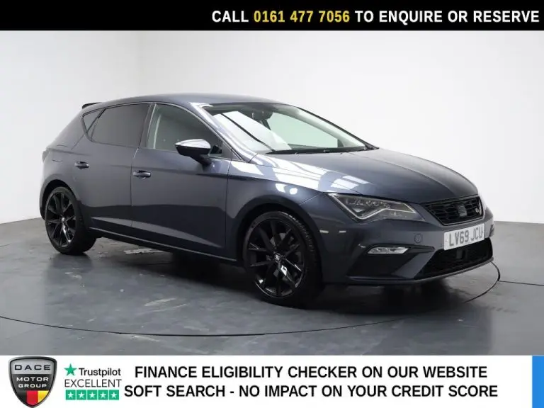 Used 2019 GREY SEAT LEON Hatchback 1.5 TSI EVO FR Sport Hatchback 5dr Petrol DSG Euro 6 (s/s) (150 ps) PETROL (reg. 2019-11-13) (Automatic) for sale in Stockport