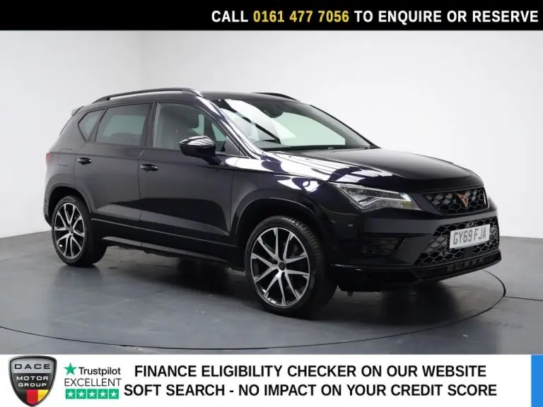 Used 2019 BLACK SEAT CUPRA ATECA SUV 2.0 TSI SUV 5dr Petrol DSG 4Drive Euro 6 (s/s) (300 ps) PETROL (reg. 2019-10-03) (Automatic) for sale in Stockport